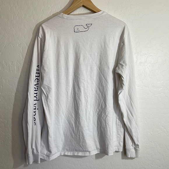 Vineyard Vine’s - Men’s Large White Long Sleeve Top - Picture 4 of 7